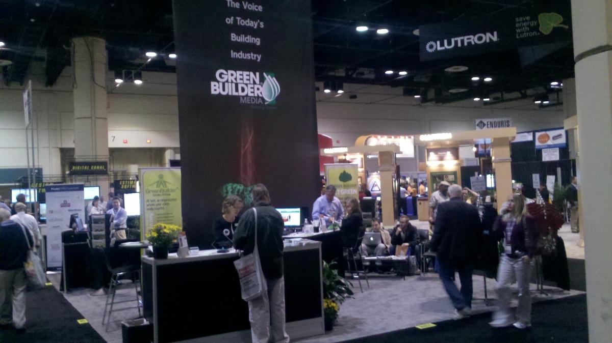 Green Builder Coalition Exibits at Builders´ Show - Booth